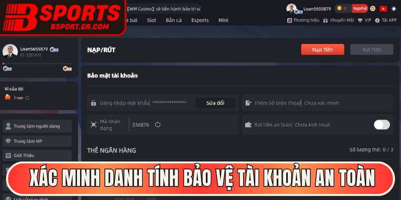 Xác minh danh tính bảo vệ an toàn khi trải nghiệm